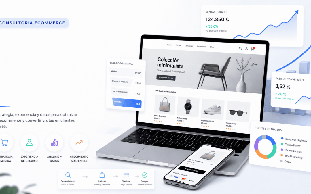Consultoría ecommerce: cómo mejorar tu tienda online y aumentar tus ventas