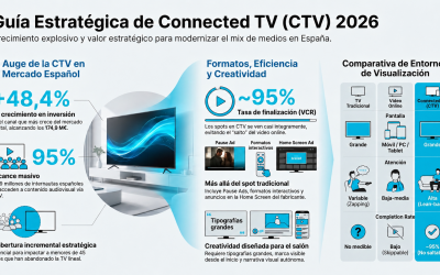 Publicidad en connected TV: la guía completa para marcas que quieren llegar a la pantalla grande