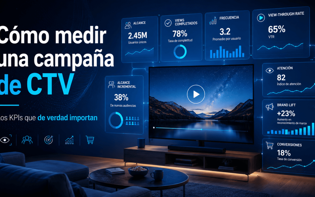 Cómo medir una campaña de CTV: los KPIs que de verdad importan